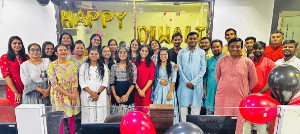 Festival celebration by Omex Infotech employees