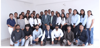 Corporate team building event at Omex Infotech