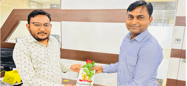 Omex Infotech in-house employee training session